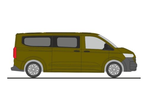 Rietze 11721 Volkswagen Transporter T7 Bus LR FD warm green metallic