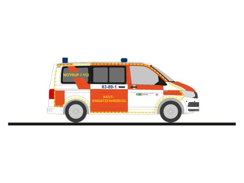 Rietze 53971 Volkswagen T6 Akut-Einsatzfahrzeug KWB Goslar