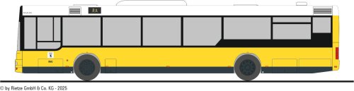 Preview: Rietze 65472-2 MAN NL BVG neutral, Lehrwagen, Wagen 1421