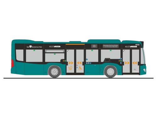 Rietze 67970 Mercedes-Benz Citaro K´12 traffiQ Frankfurt