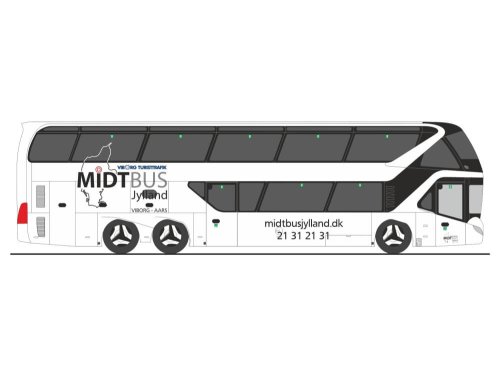 Rietze 69060 Neoplan Skyliner 11 Midtbus Jylland (DK)