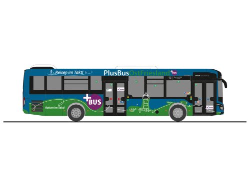 Rietze 74784 MAN Lion´s Intercity LE DB Weser-Ems-Bus - PlusBus OstFriesland