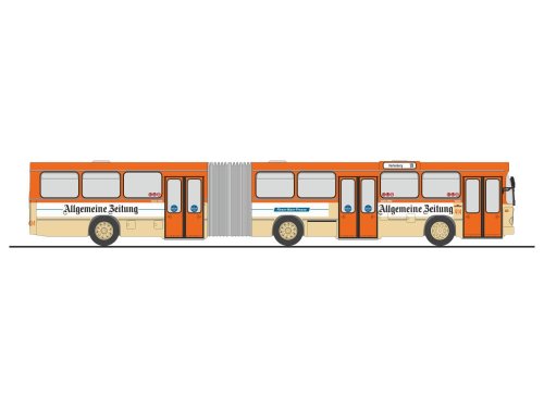 Rietze 75123 MAN SG 192 Allgemeine Zeitung Mainz