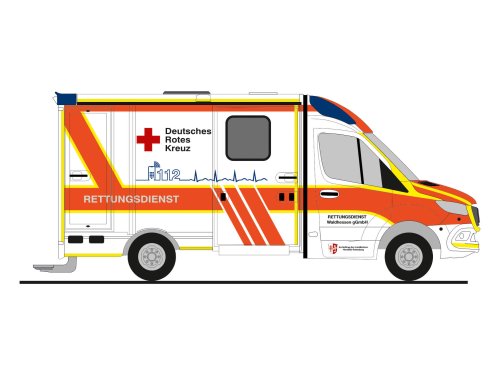 Rietze 76109  System Strobel RTW´18 Rettungsdienst Waldhessen Bad Hersfeld