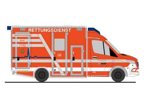 Rietze 76113 GSF RTW ´18 Rettungsdienst BASF Münster