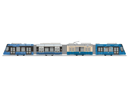 Rietze STRA01119 Siemens Avenio 150 Jahre Tram München