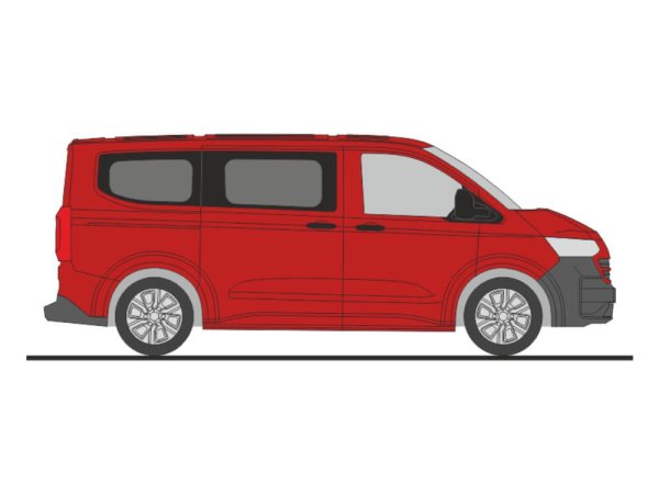 Rietze 11714 Volkswagen Transporter T7 Bus KR FD intensive red