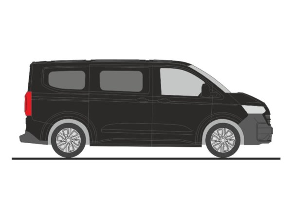 Rietze 11715 Volkswagen Transporter T7 Bus KR FD midnight black metallic