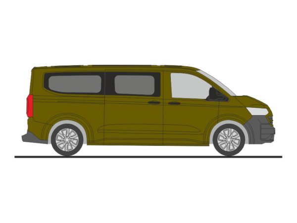 Rietze 11721 Volkswagen Transporter T7 Bus LR FD warm green metallic