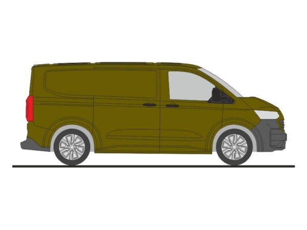 Rietze 11723 Volkswagen e-Transporter T7 Kasten KR FD warm green metallic