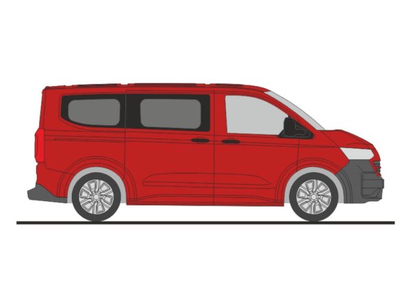 Rietze 11727 Volkswagen e-Transporter T7 Bus KR FD intensive red