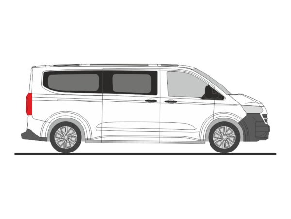 Rietze 11731 Volkswagen e-Transporter T7 Bus LR FD clear white