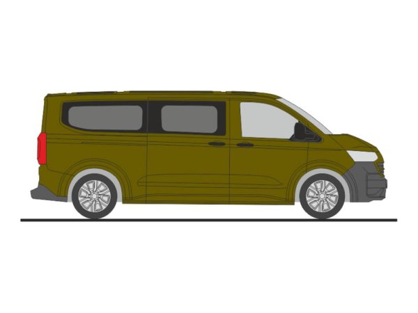 Rietze 11733 Volkswagen e-Transporter T7 Bus LR FD warm green metallic