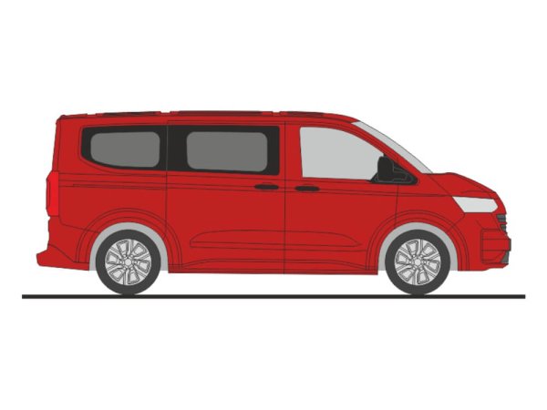 Rietze 11736 Volkswagen T7 Caravelle intensive red