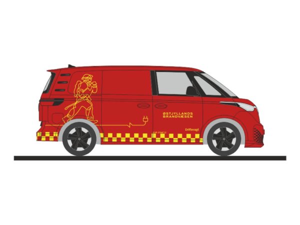 Rietze 51402 Volkswagen ID.Buzz Cargo Ostjyllands Brandvaesen (DK)