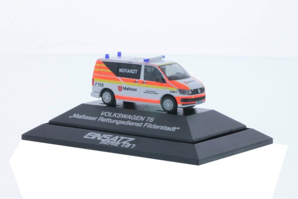 Rietze 53845 Volkswagen T6 Malteser Rettungsdienst Filderstadt