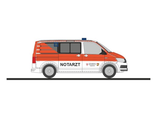 Rietze 53933 Volkswagen T6 Notarzt Rettungsdienst Halle/Saale