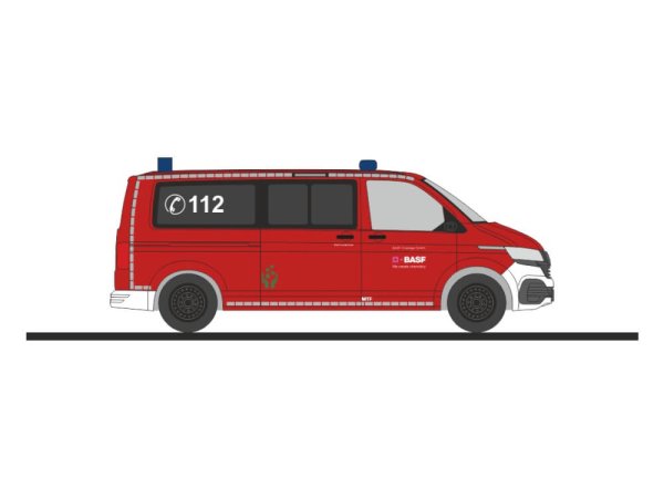 Rietze 53970 Volkswagen T6.1 BASF Werkfeuerwehr Münster