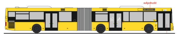 Rietze 65291-2 MAN NG BVG Wg. 4002, Linie 256