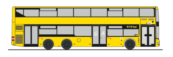 Rietze 67788-3 MAN Lions City DL07 BVG neutrale Lackierung, Wg. 3314, N6