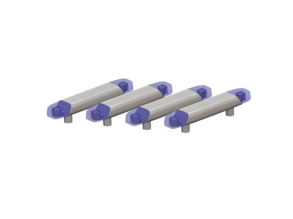 Rietze 70310 Hänsch DBS 4000 Blaulichtbalken PKW 4 Stück