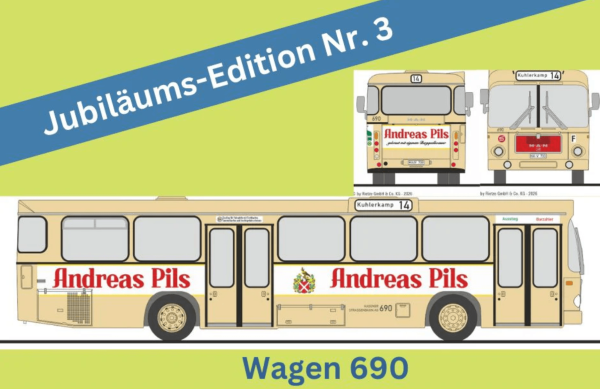 Rietze 72334-1 MAN SL 200 Hagener Straßenbahn 690 - Andreas Pils