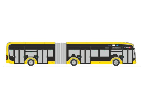 Rietze 77638 Mercedes-Benz eCitaro G Haslach Bus, Kempten