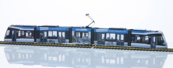 Rietze STRA01076 Siemens Avenio M SWU Ulm 125 Jahre Straßenbahn