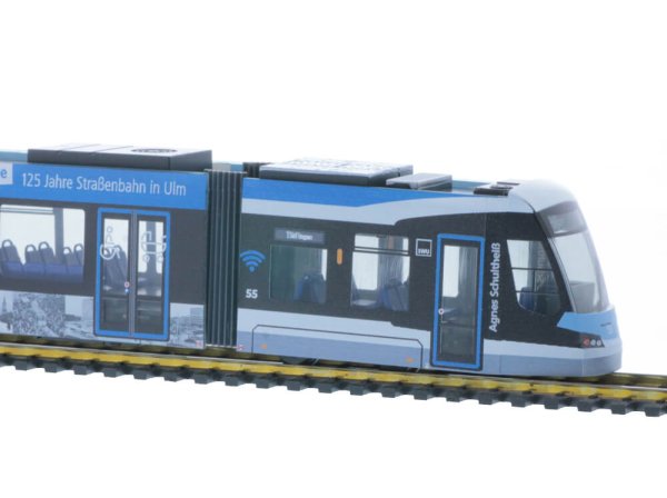 Rietze STRA01076 Siemens Avenio M SWU Ulm 125 Jahre Straßenbahn